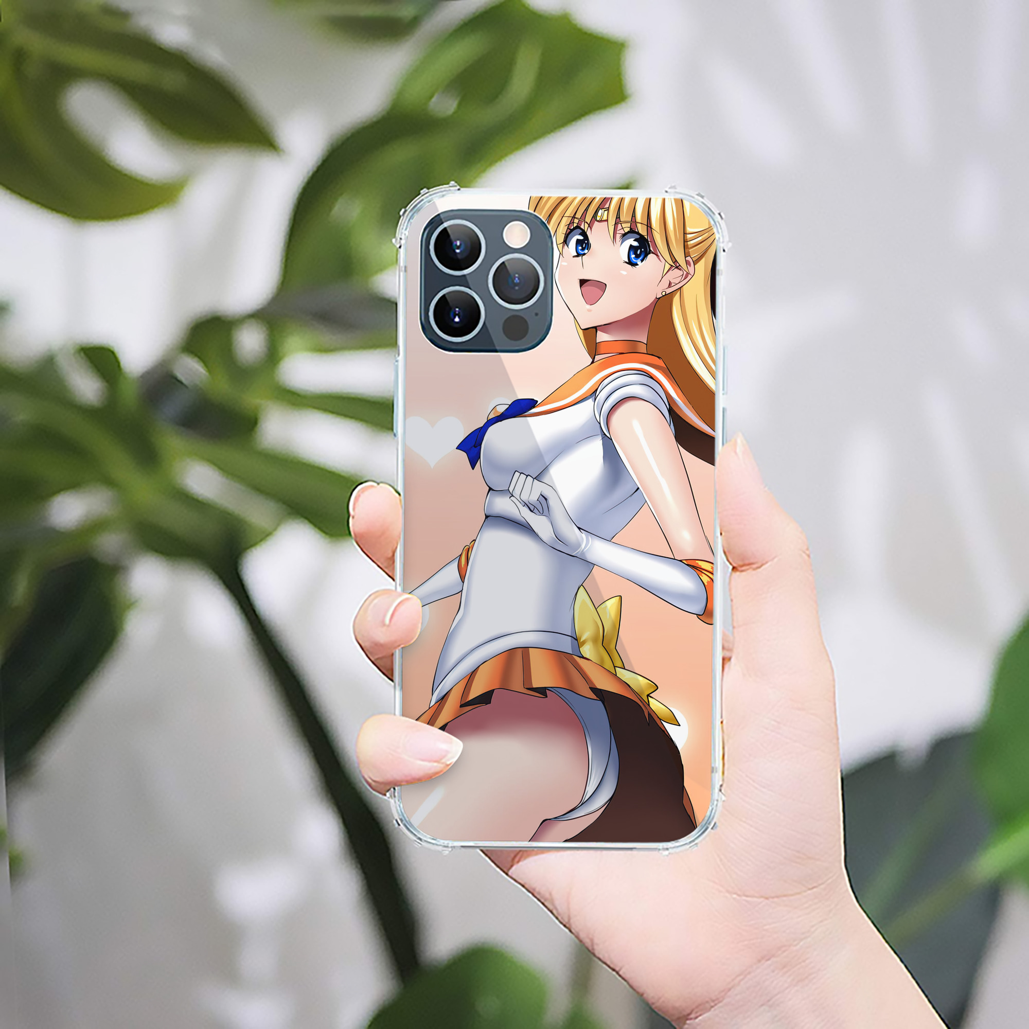 （画像用） 美少女戦士セーラームーン Sailor Moon 【iPhone 12シリーズ対応】透明スマホケース（クリアソフトケース）